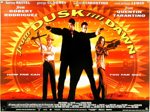 From Dusk Till Dawn - British Movie Poster