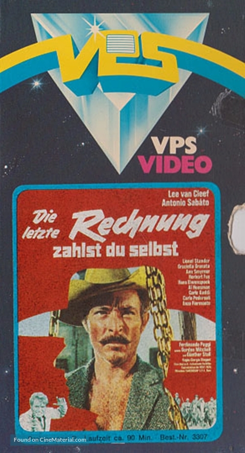 Al di l&agrave; della legge - German VHS movie cover