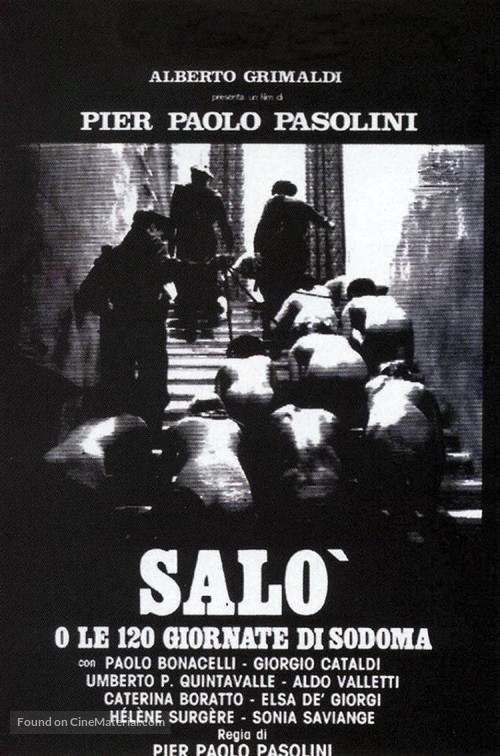 Sal&ograve; o le 120 giornate di Sodoma - Italian Movie Poster