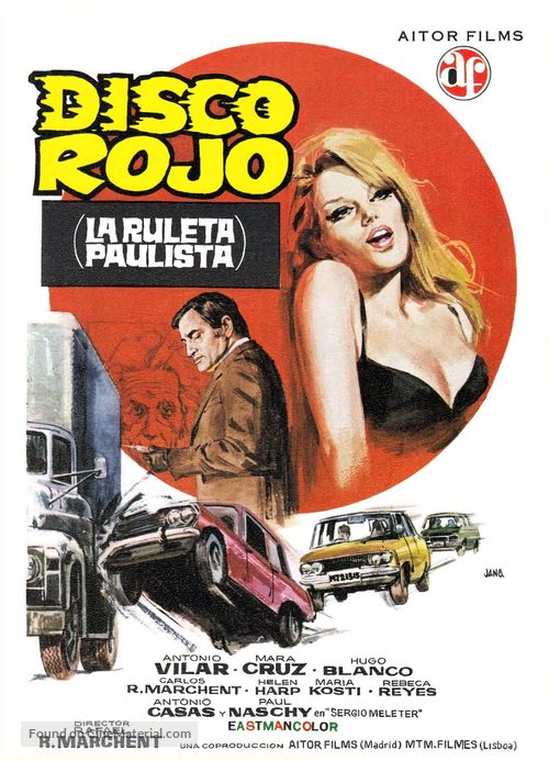 Disco rojo - Spanish Movie Poster