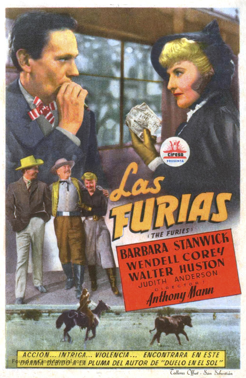 The Furies - Spanish Movie Poster