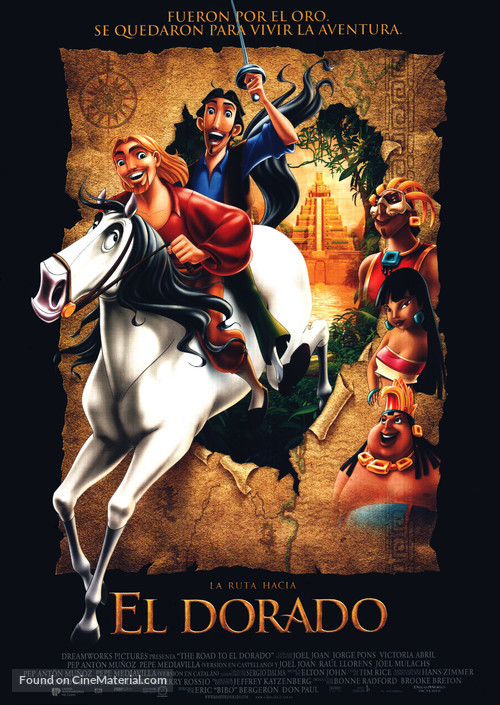 The Road to El Dorado - Spanish Movie Poster