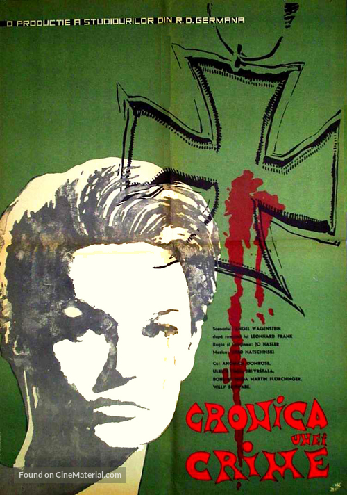 Chronik eines Mordes - Romanian Movie Poster