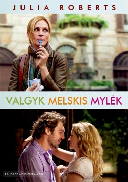 Eat Pray Love - Lithuanian Movie Cover