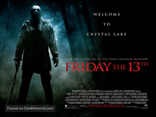 Friday the 13th - British Movie Poster