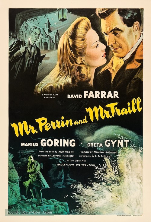 Mr. Perrin and Mr. Traill - British Movie Poster