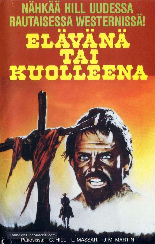 Lo voglio morto - Finnish DVD movie cover