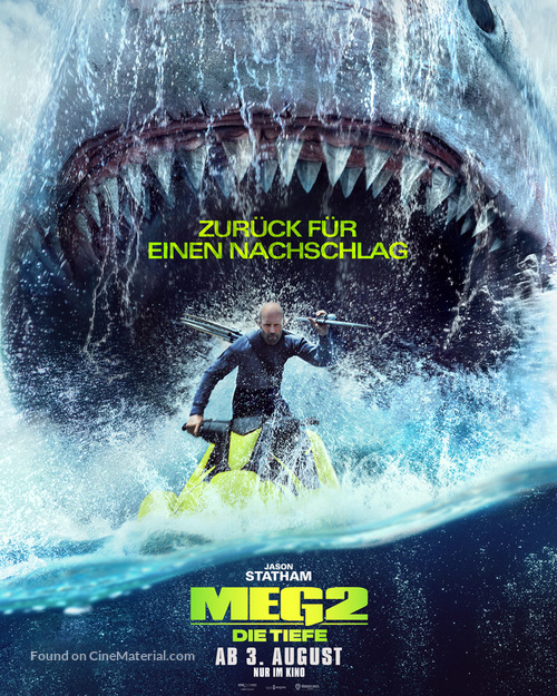 Meg 2: The Trench - German Movie Poster