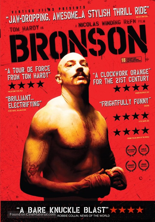 Bronson - Swedish DVD movie cover
