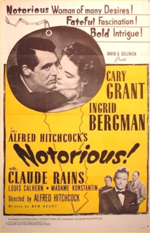 Notorious - British Movie Poster