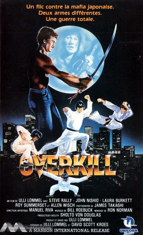 Overkill - French VHS movie cover