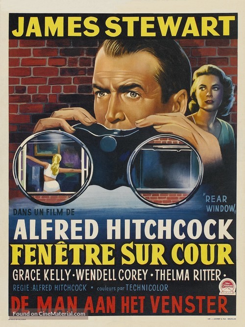 Rear Window - Belgian Movie Poster