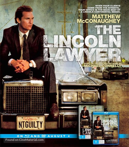 The Lincoln Lawyer - Australian Video release movie poster