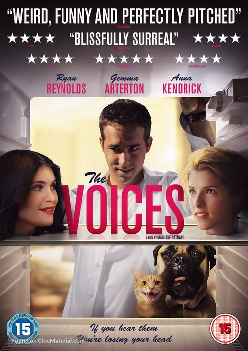 The Voices - British DVD movie cover