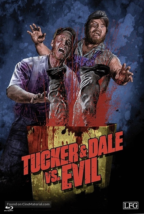 Tucker and Dale vs Evil - German Blu-Ray movie cover