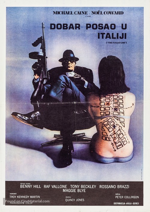 The Italian Job - Yugoslav Movie Poster