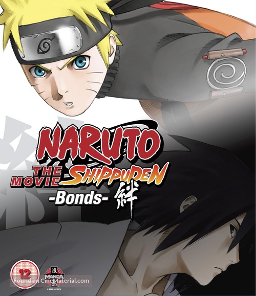 Gekij&ocirc; ban Naruto: Shipp&ucirc;den - Kizuna - British Blu-Ray movie cover