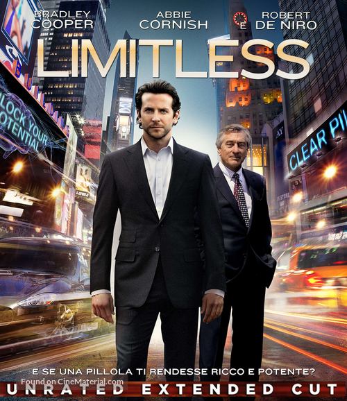 Limitless - Italian Blu-Ray movie cover