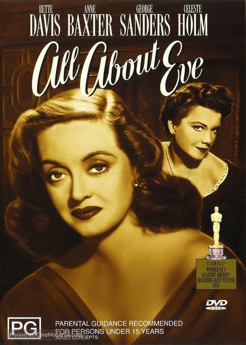 All About Eve - Australian DVD movie cover