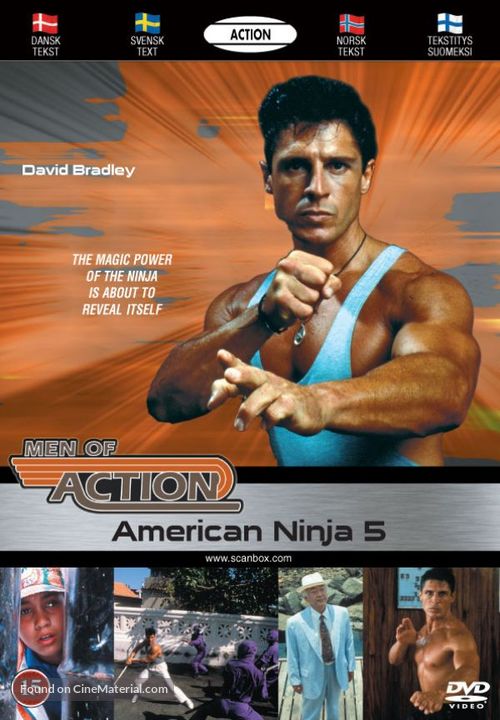 American Ninja V - Danish DVD movie cover