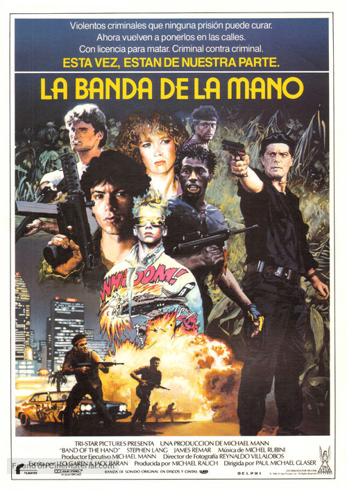 Band of the Hand - Spanish Movie Poster