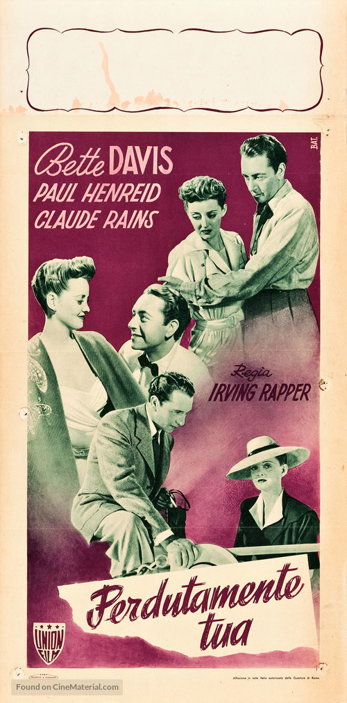 Now, Voyager - Italian Movie Poster