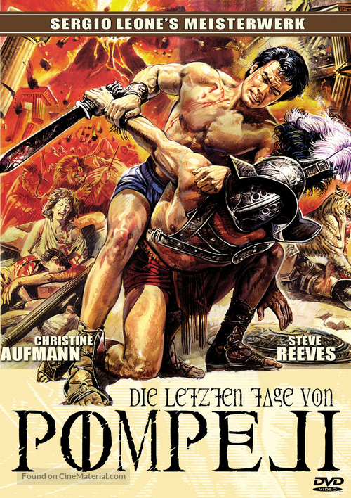 Ultimi giorni di Pompei, Gli - German DVD movie cover