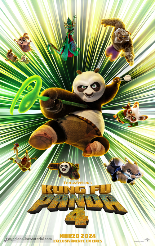 Kung Fu Panda 4 - Spanish Movie Poster