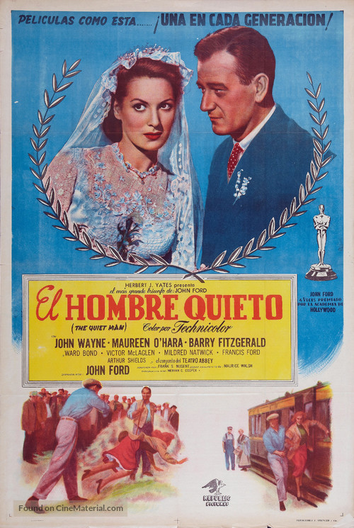 The Quiet Man - Argentinian Movie Poster