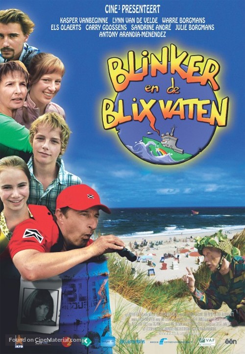 Blinker en de blixvaten - Belgian Movie Poster