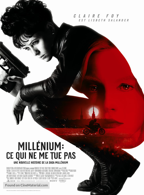 The Girl in the Spider&#039;s Web - French Movie Poster