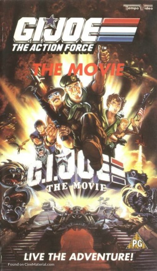 G.I. Joe: The Movie - British VHS movie cover