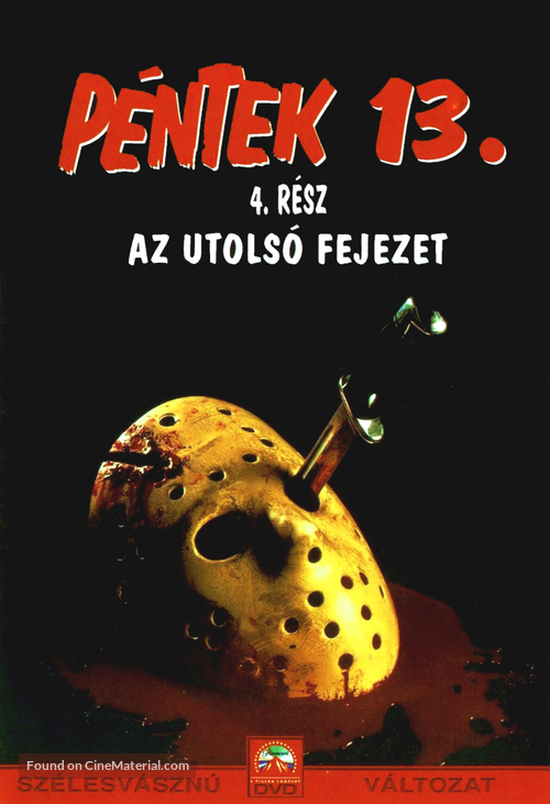 Friday the 13th: The Final Chapter - Hungarian Movie Cover