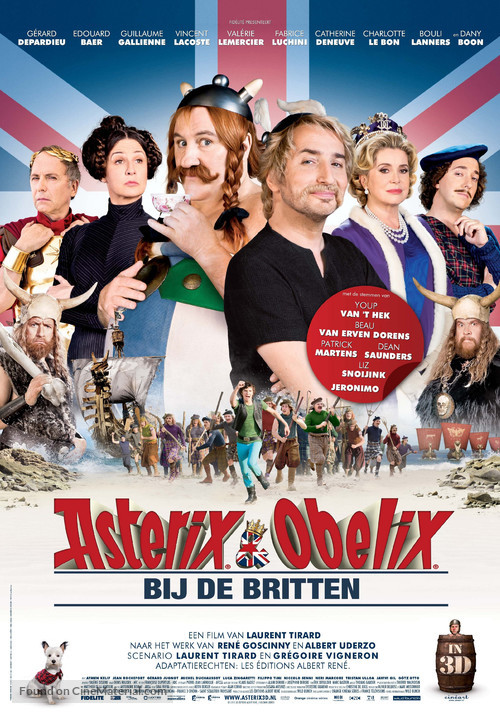 Ast&eacute;rix et Ob&eacute;lix: Au Service de Sa Majest&eacute; - Dutch Movie Poster