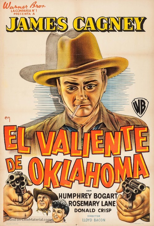 The Oklahoma Kid - Argentinian Movie Poster