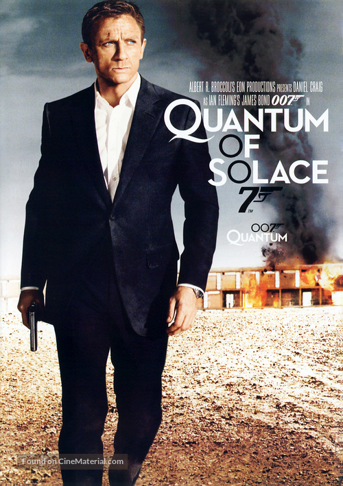 Quantum of Solace - Canadian Movie Cover