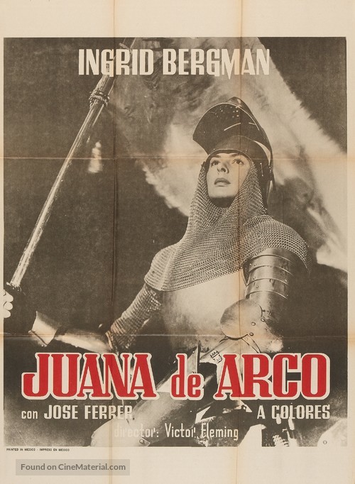 Joan of Arc - Mexican Movie Poster