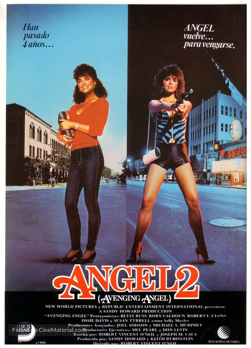 Avenging Angel - Spanish Movie Poster