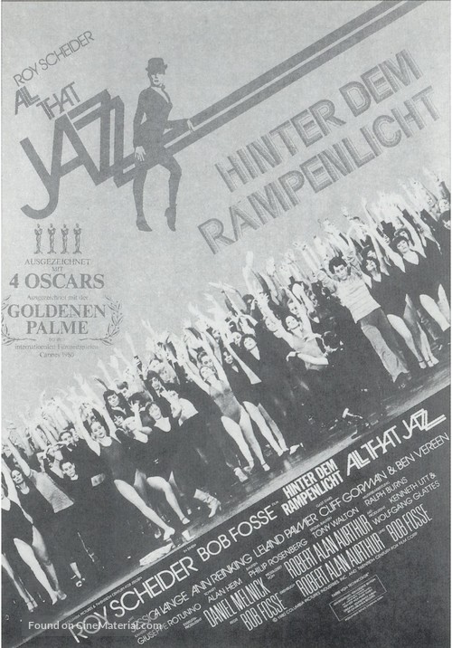 All That Jazz - German Movie Poster