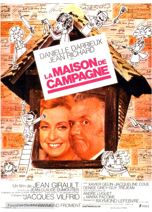 La maison de campagne - French Movie Poster