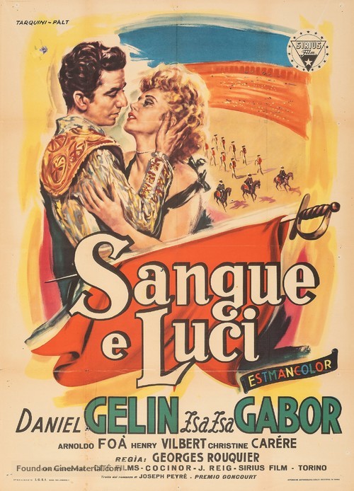 Sangre y luces - Italian Movie Poster