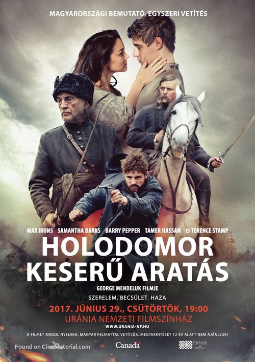 Bitter Harvest - Hungarian Movie Poster