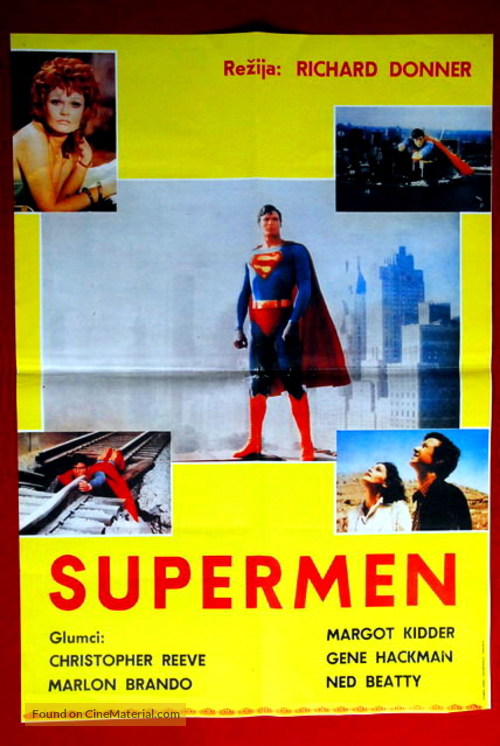 Superman - Yugoslav Movie Poster