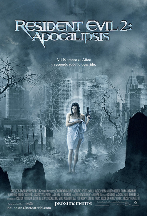 Resident Evil: Apocalypse - Mexican Movie Poster
