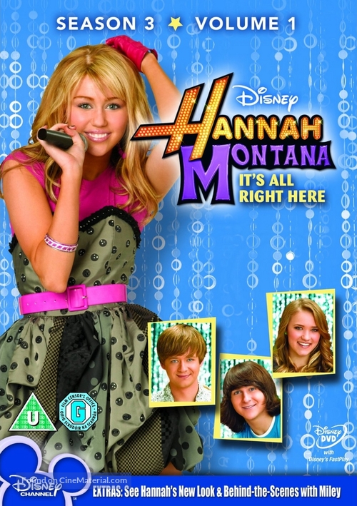 &quot;Hannah Montana&quot; - British DVD movie cover