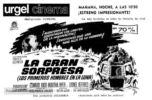First Men in the Moon - Spanish poster