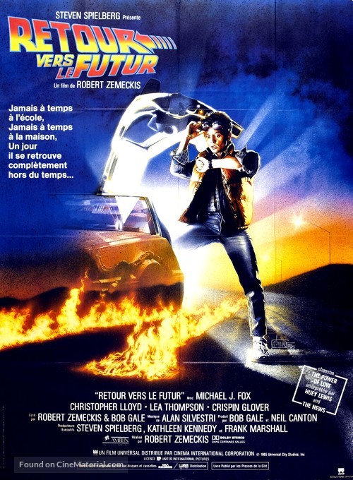 Back to the Future - French Movie Poster