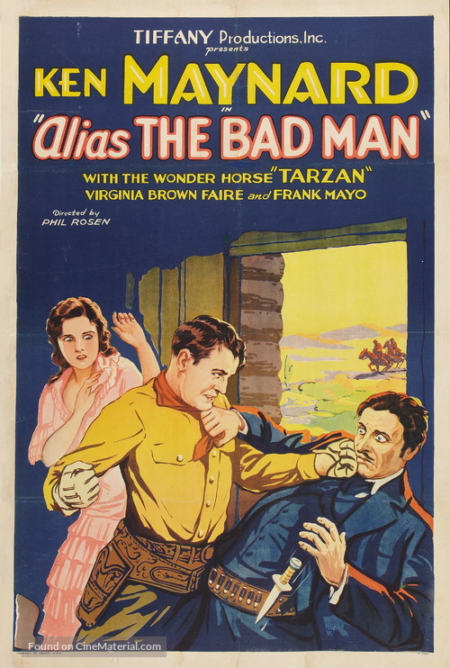 Alias the Bad Man - Movie Poster