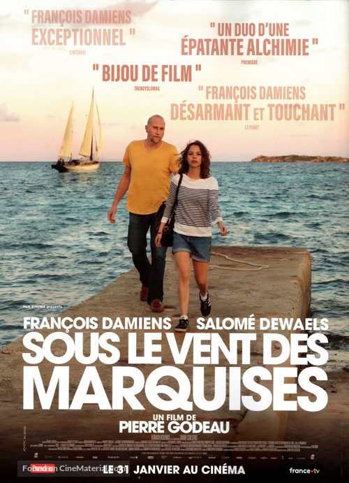 Sous le vent des Marquises - French Movie Poster