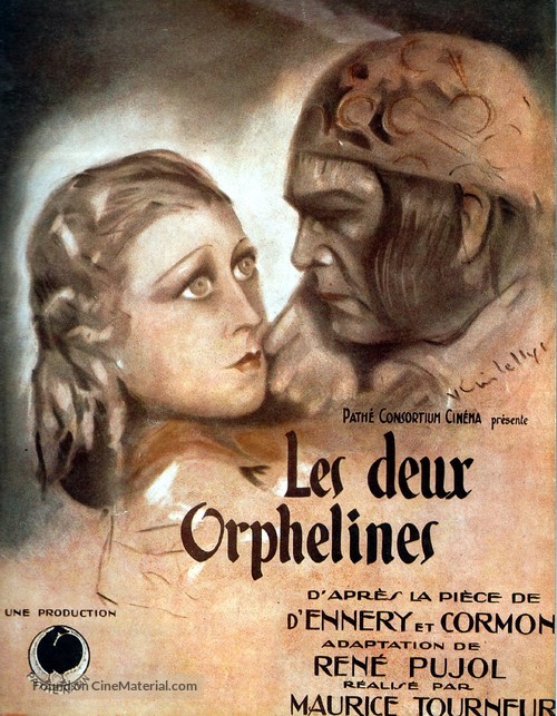 Les deux orphelines - French Movie Poster